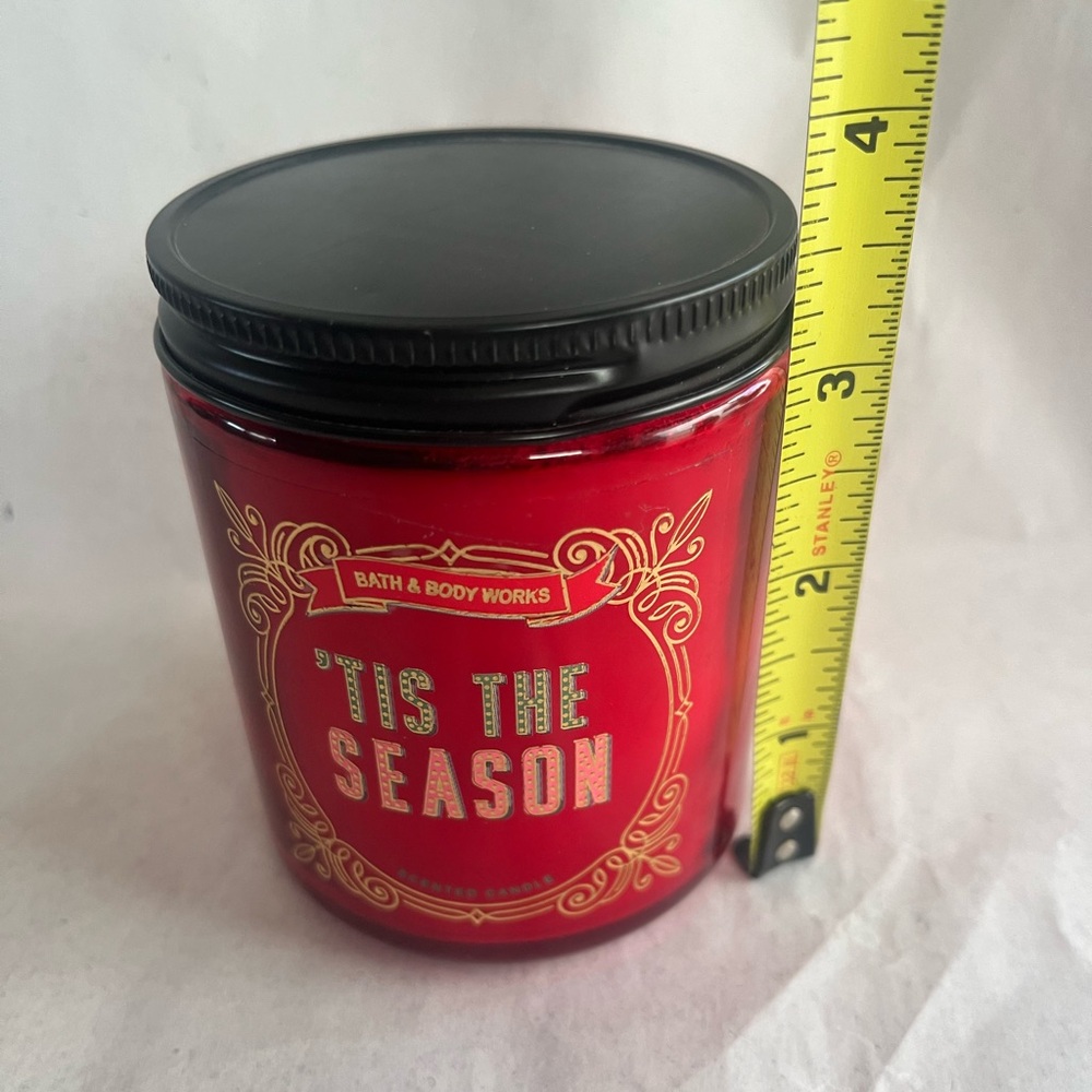 Tis the Season Candle Bath and Body Works apple cinnamon cedar wood - Picture 4 of 4